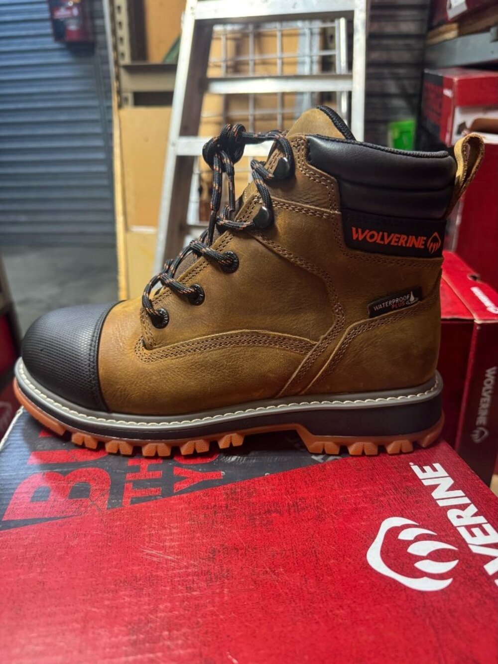Wolverine Men's Soft Toe Work Boots Size 8 Extra Wide - New in Box